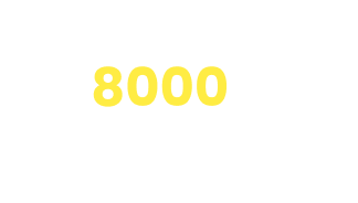 8000社 累計利用社数